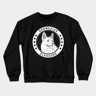 Norwegian Elkhound Fan Gift Crewneck Sweatshirt